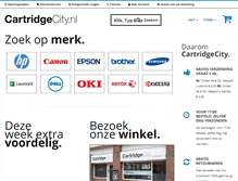 Tablet Screenshot of cartridgecity.nl